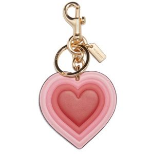 Coach 70'S HEART BURST BAG CHARM